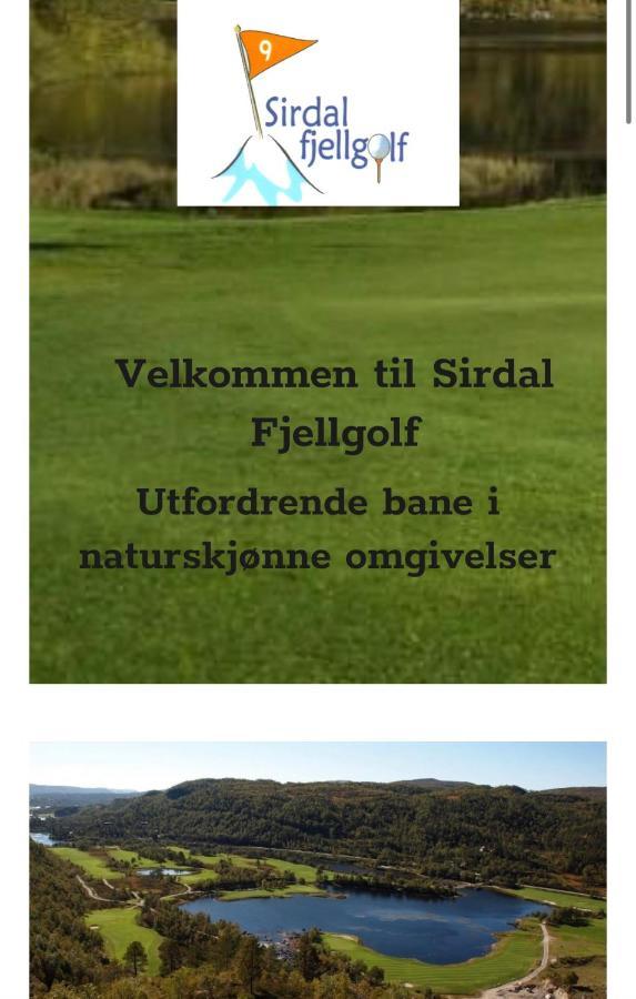 Flott Leilighet Pa Haugen I Sirdal Tjorhom Экстерьер фото